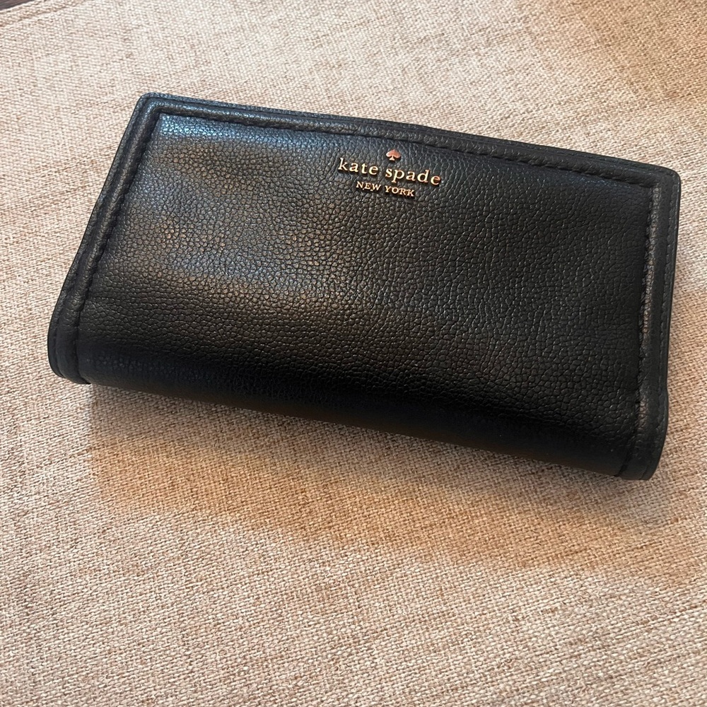Kate Spade Black Leather Wallet